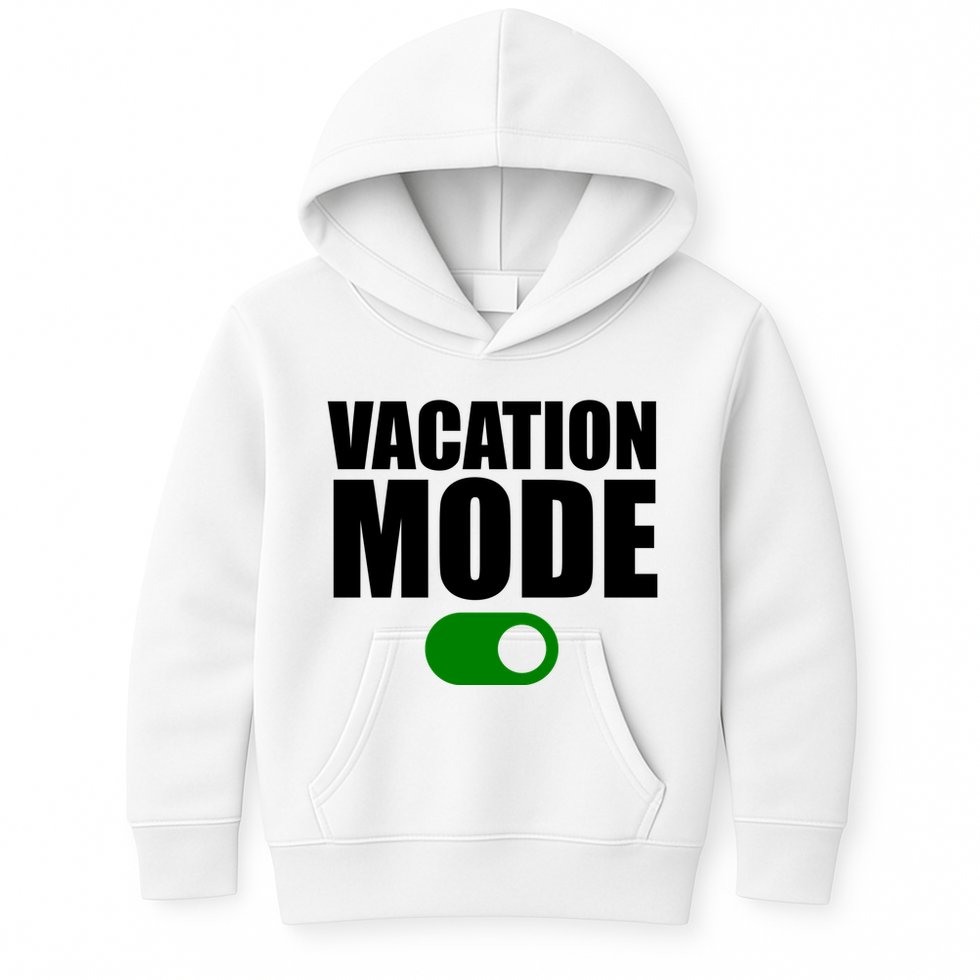 Vacation Mode On Kids Hoodie