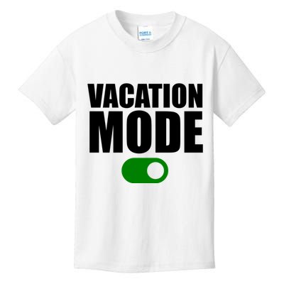 Vacation Mode On Kids T-Shirt