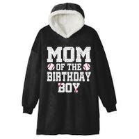 vintage Mom of the Birthday  Baseball Jersey Hooded Wearable Blanket