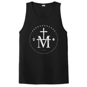 Virgin Mary Of Miraculous Medal Our Lady Marian Cross PosiCharge Competitor Tank