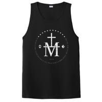 Virgin Mary Of Miraculous Medal Our Lady Marian Cross PosiCharge Competitor Tank