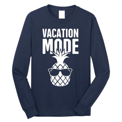 Vacation Mode Pineapple Long Sleeve Shirt