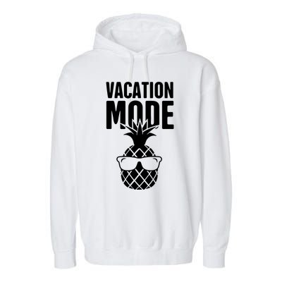 Vacation Mode Pineapple Garment-Dyed Fleece Hoodie