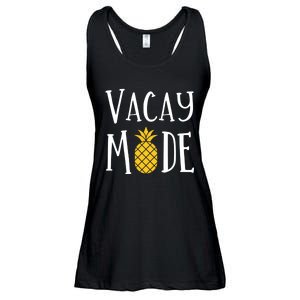 Vacay Mode Pineapple Summer Season Vibes Ladies Essential Flowy Tank