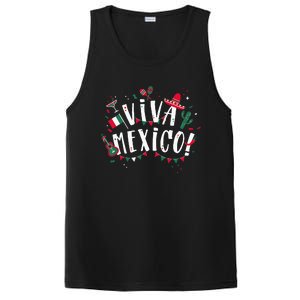 Viva Mexico Party Mexican Independence Flag PosiCharge Competitor Tank