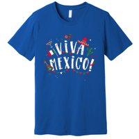 Viva Mexico Party Mexican Independence Flag Premium T-Shirt