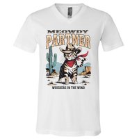 Vintage Meowdy Partner Cow V-Neck T-Shirt