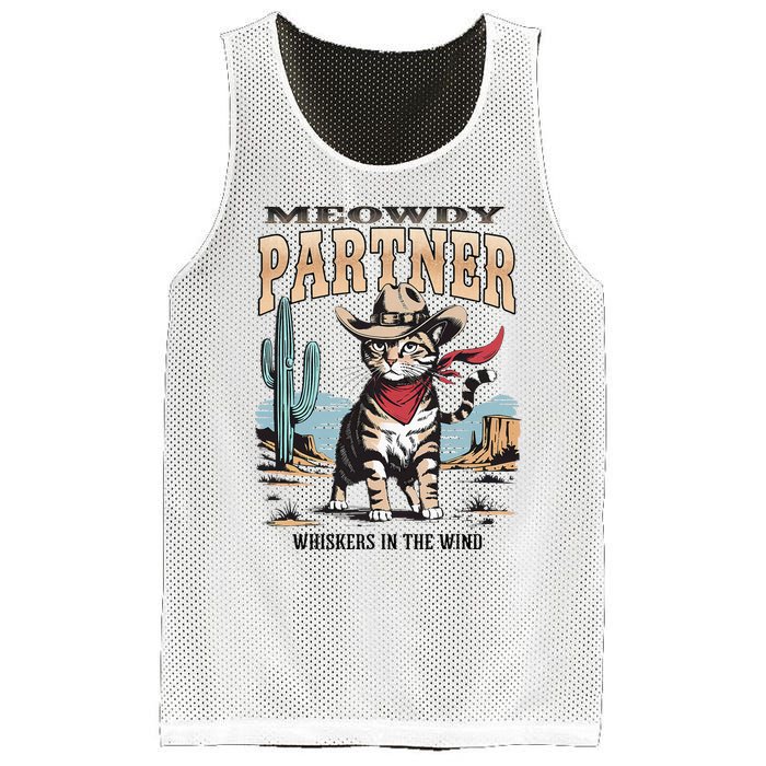 Vintage Meowdy Partner Cow Mesh Reversible Basketball Jersey Tank