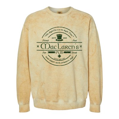 Vintage McclarenS Pub From How I Met Your Mother Colorblast Crewneck Sweatshirt