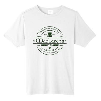 Vintage McclarenS Pub From How I Met Your Mother Tall Fusion ChromaSoft Performance T-Shirt