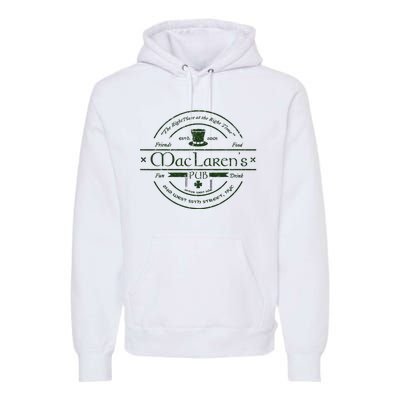 Vintage McclarenS Pub From How I Met Your Mother Premium Hoodie