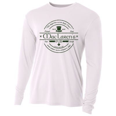 Vintage McclarenS Pub From How I Met Your Mother Cooling Performance Long Sleeve Crew