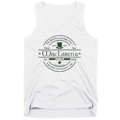 Vintage McclarenS Pub From How I Met Your Mother Tank Top