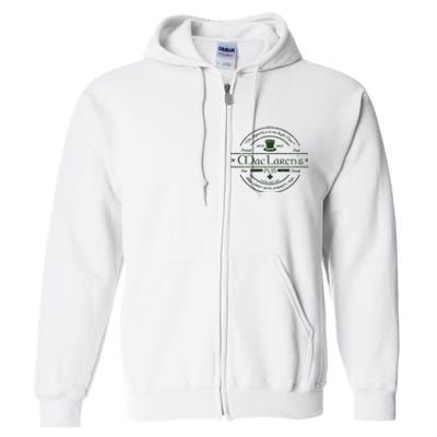 Vintage McclarenS Pub From How I Met Your Mother Full Zip Hoodie