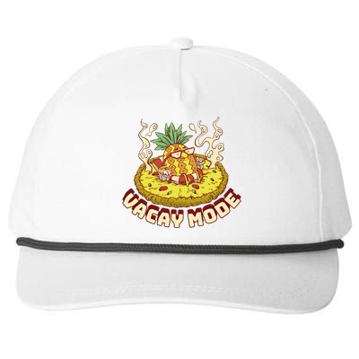 Vacay Mode Pineapple Gift Snapback Five-Panel Rope Hat