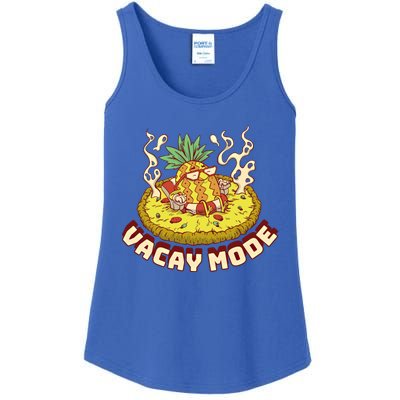 Vacay Mode Pineapple Gift Ladies Essential Tank