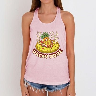 Vacay Mode Pineapple Gift Women's Knotted Racerback Tank