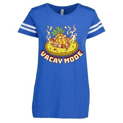 Vacay Mode Pineapple Gift Enza Ladies Jersey Football T-Shirt