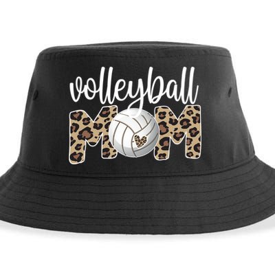 Volleyball Mom Proud Mother Of A Volleyball Player Mom Gift Sustainable Bucket Hat