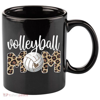 Volleyball Mom Proud Mother Of A Volleyball Player Mom Gift 11oz C Handle Ceramic Mug