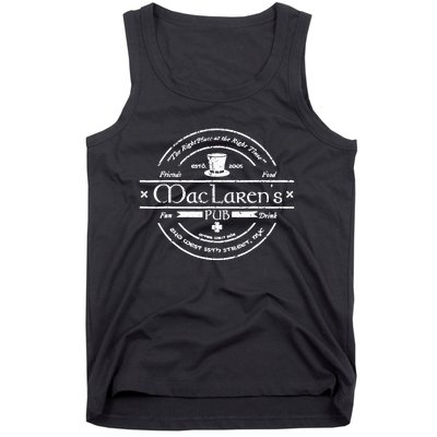 Vintage McclarenS Pub From How I Met Your Mother Tank Top