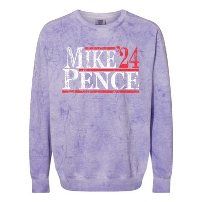 Vintage Mike Pence 2024 Colorblast Crewneck Sweatshirt