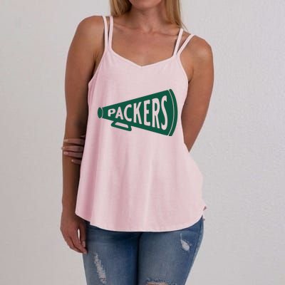 Vintage Megaphone Packers Women's Strappy Tank