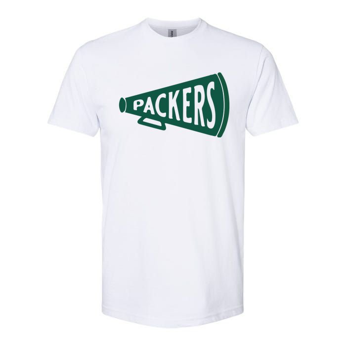 Vintage Megaphone Packers Softstyle CVC T-Shirt