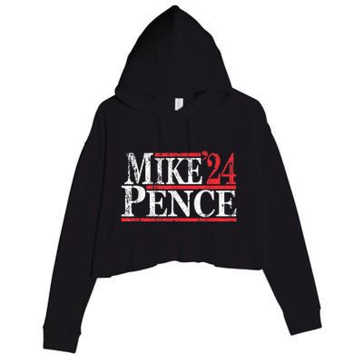 Vintage Mike Pence 2024 Crop Fleece Hoodie