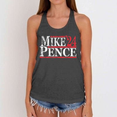 Vintage Mike Pence 2024 Women's Knotted Racerback Tank