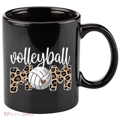 Volleyball Mom Proud Mother Of A Volleyball Player Mom Funny Gift 11oz C Handle Ceramic Mug