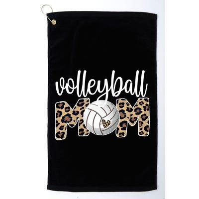 Volleyball Mom Proud Mother Of A Volleyball Player Mom Funny Gift Golf Towel