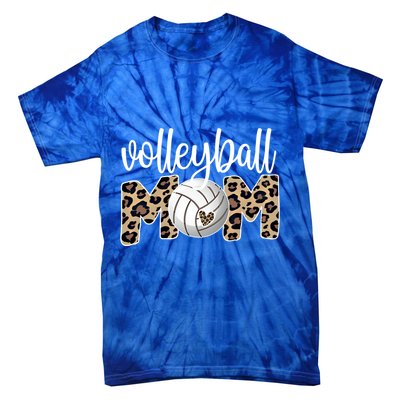 Volleyball Mom Proud Mother Of A Volleyball Player Mom Funny Gift Tie-Dye T-Shirt