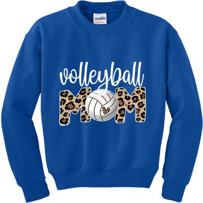Volleyball Mom Proud Mother Of A Volleyball Player Mom Funny Gift Kids Sweatshirt