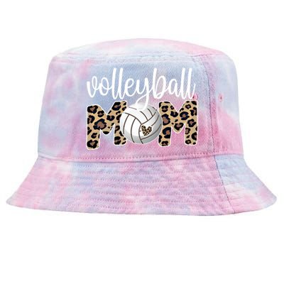 Volleyball Mom Proud Mother Of A Volleyball Player Mom Funny Gift Tie-Dyed Bucket Hat