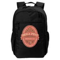 Vintage Mega Pint Hearsay Open 24 7 Brewing Co Alcohol Label Backpack