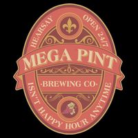Vintage Mega Pint Hearsay Open 24 7 Brewing Co Alcohol Label Women's V-Neck T-Shirt