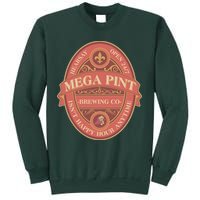 Vintage Mega Pint Hearsay Open 24 7 Brewing Co Alcohol Label Sweatshirt