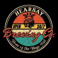 Vintage Mega Pint Brewing Co Happy Hour Anytime Hearsay Apron