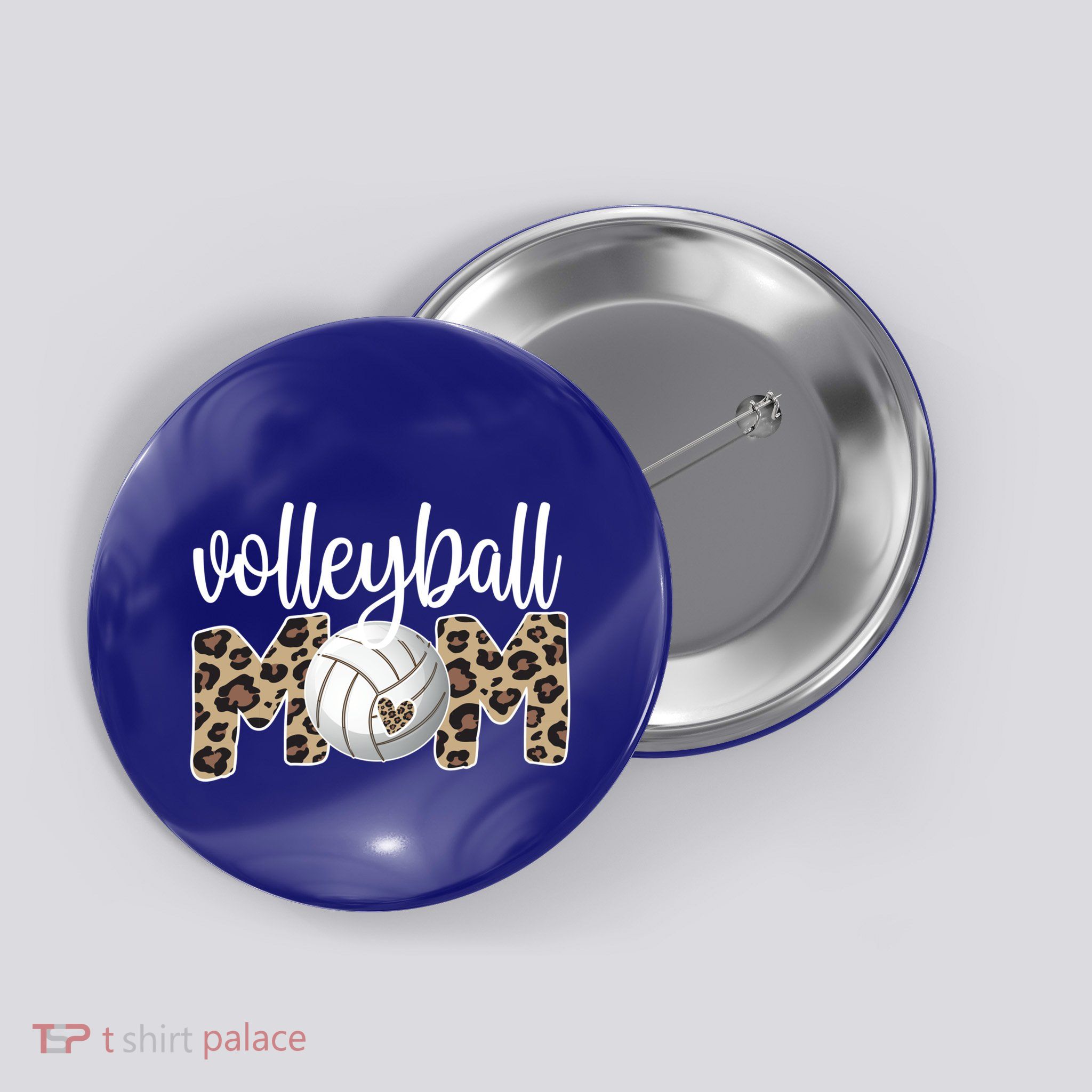 Volleyball Mom Proud Mother Of A Volleyball Player Mom Gift Button