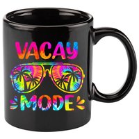 Vacay Mode Palm Tree Beach Vacation Summer Getaway Holiday 11oz C Handle Ceramic Mug