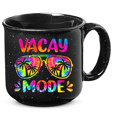 Vacay Mode Palm Tree Beach Vacation Summer Getaway Holiday 15oz Campfire Ceramic Mug