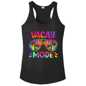 Vacay Mode Palm Tree Beach Vacation Summer Getaway Holiday Ladies PosiCharge Competitor Racerback Tank