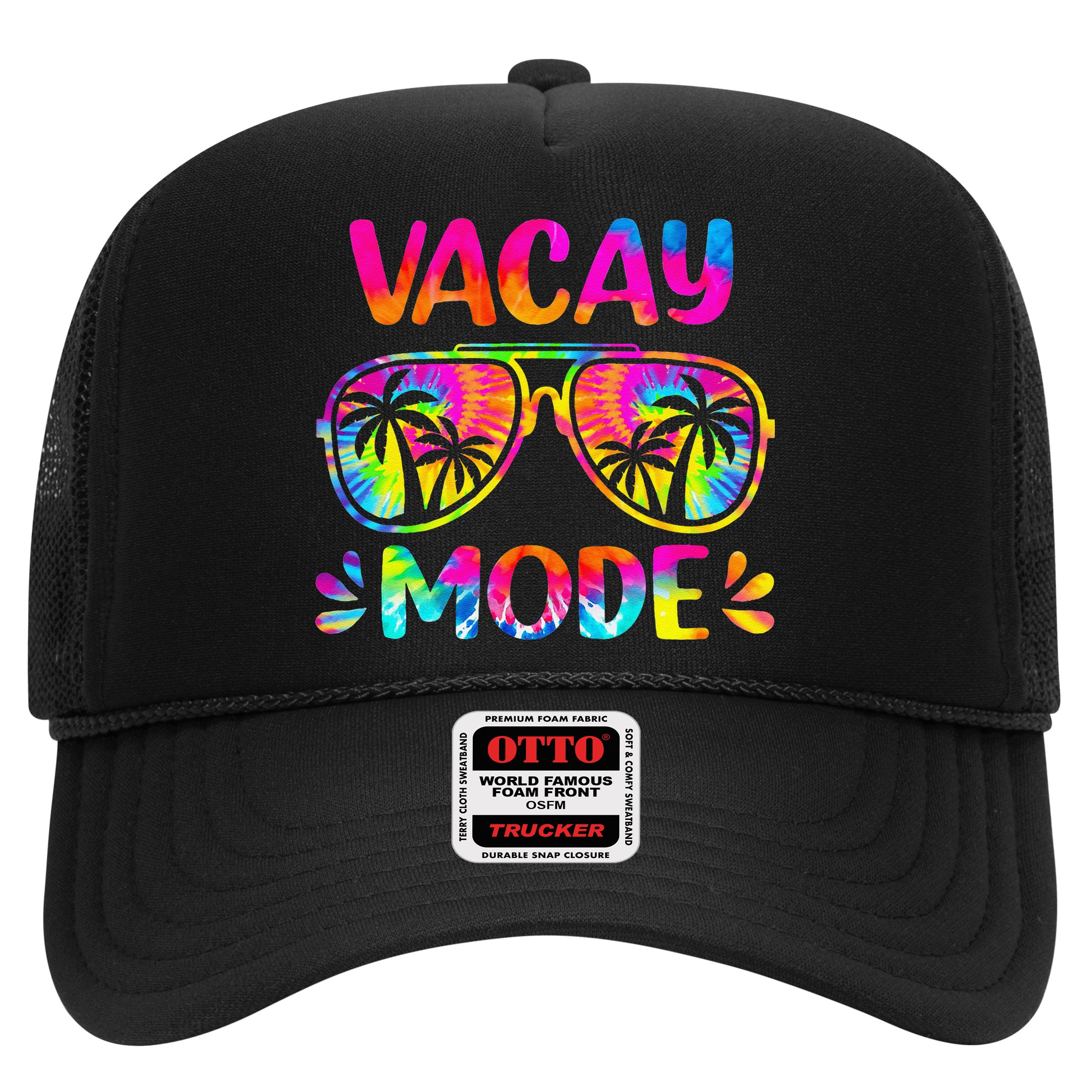 Vacay Mode Palm Tree Beach Vacation Summer Getaway Holiday Hat