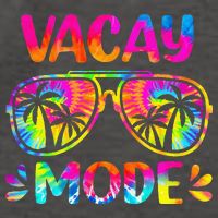 Vacay Mode Palm Tree Beach Vacation Summer Getaway Holiday Vector Backpack