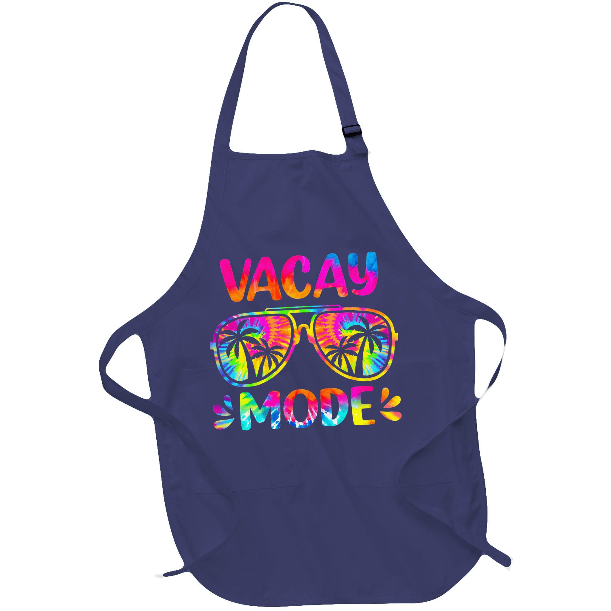 Vacay Mode Palm Tree Beach Vacation Summer Getaway Holiday Apron