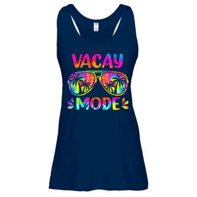 Vacay Mode Palm Tree Beach Vacation Summer Getaway Holiday Ladies Essential Flowy Tank