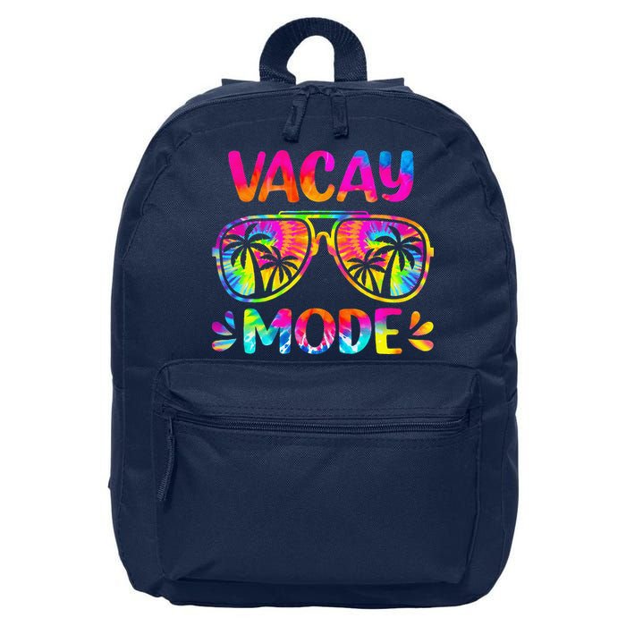 Vacay Mode Palm Tree Beach Vacation Summer Getaway Holiday 16 in Basic Backpack