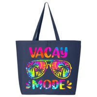 Vacay Mode Palm Tree Beach Vacation Summer Getaway Holiday 25L Jumbo Tote