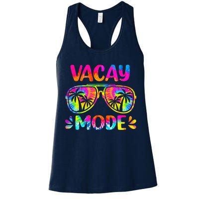 Vacay Mode Palm Tree Beach Vacation Summer Getaway Holiday Womens Tank Top